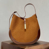 Elegant Faux Leather Hobo Bag