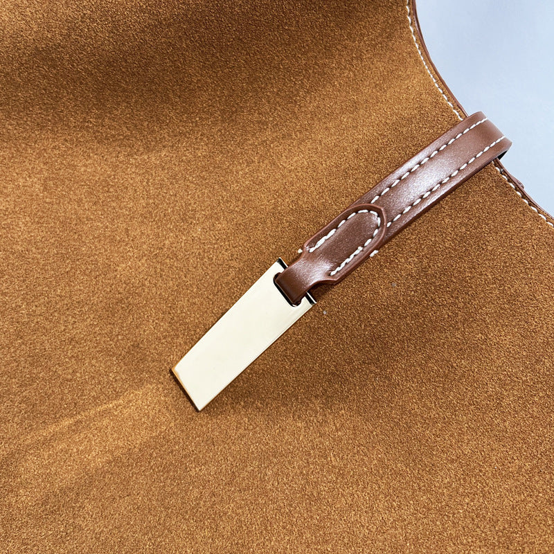 Elegant Faux Leather Hobo Bag