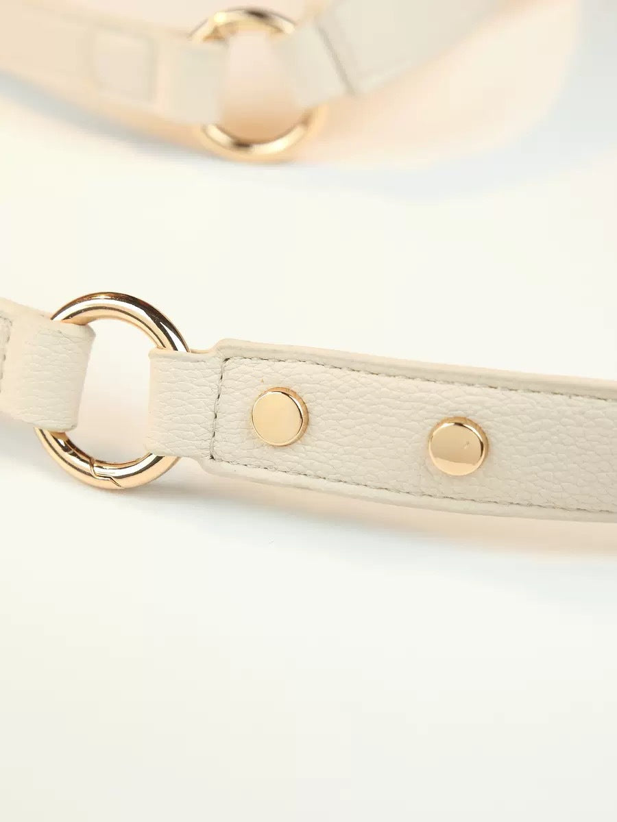 Elegant Faux Leather Shoulder Bag