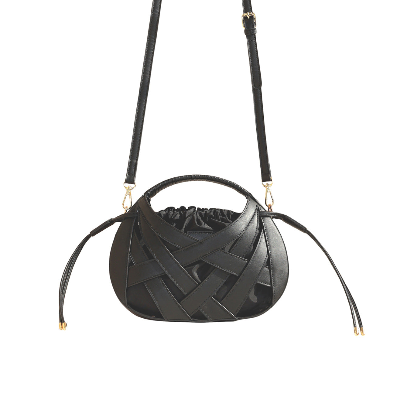 Elegant Designer Woven Handbag