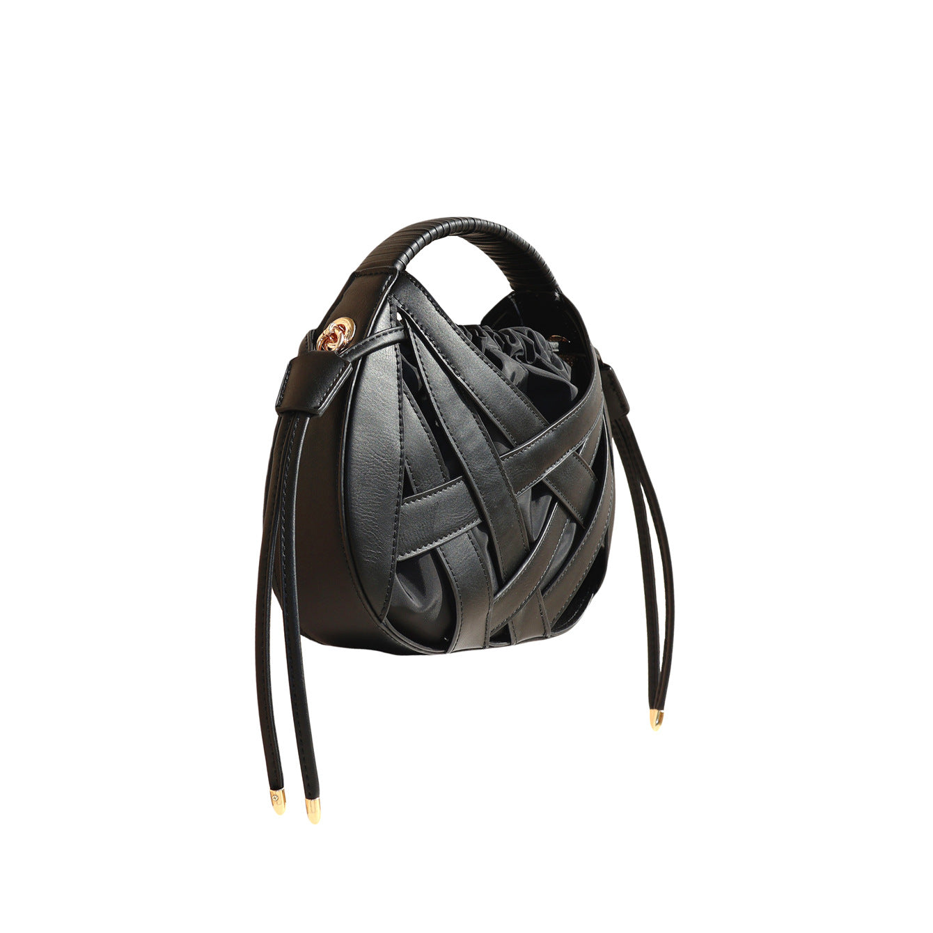 Elegant Designer Woven Handbag