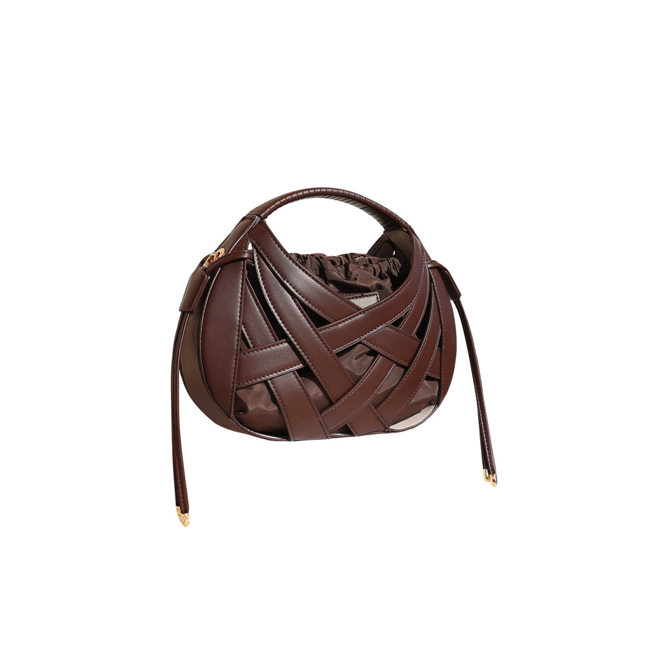 Elegant Designer Woven Handbag