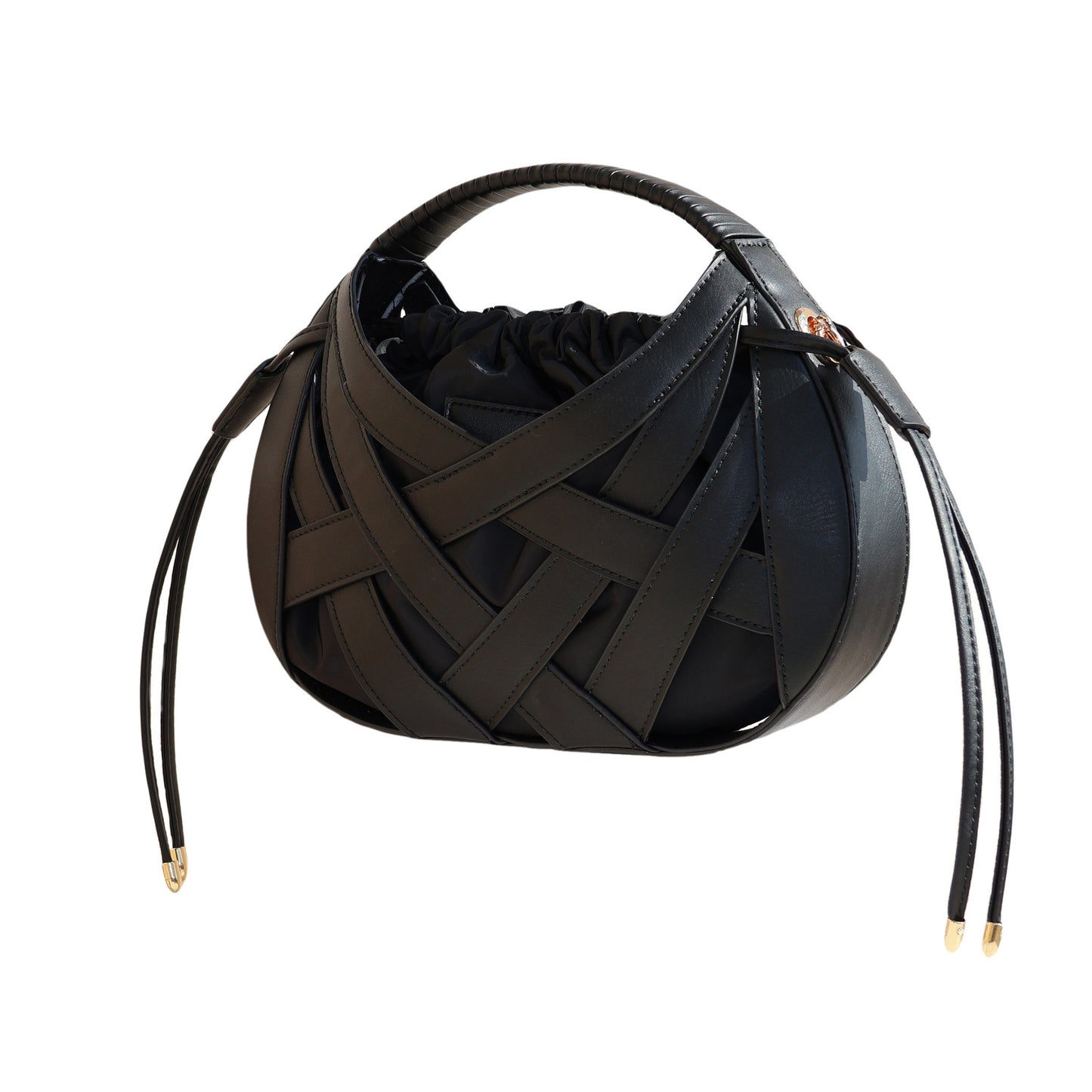 Elegant Designer Woven Handbag