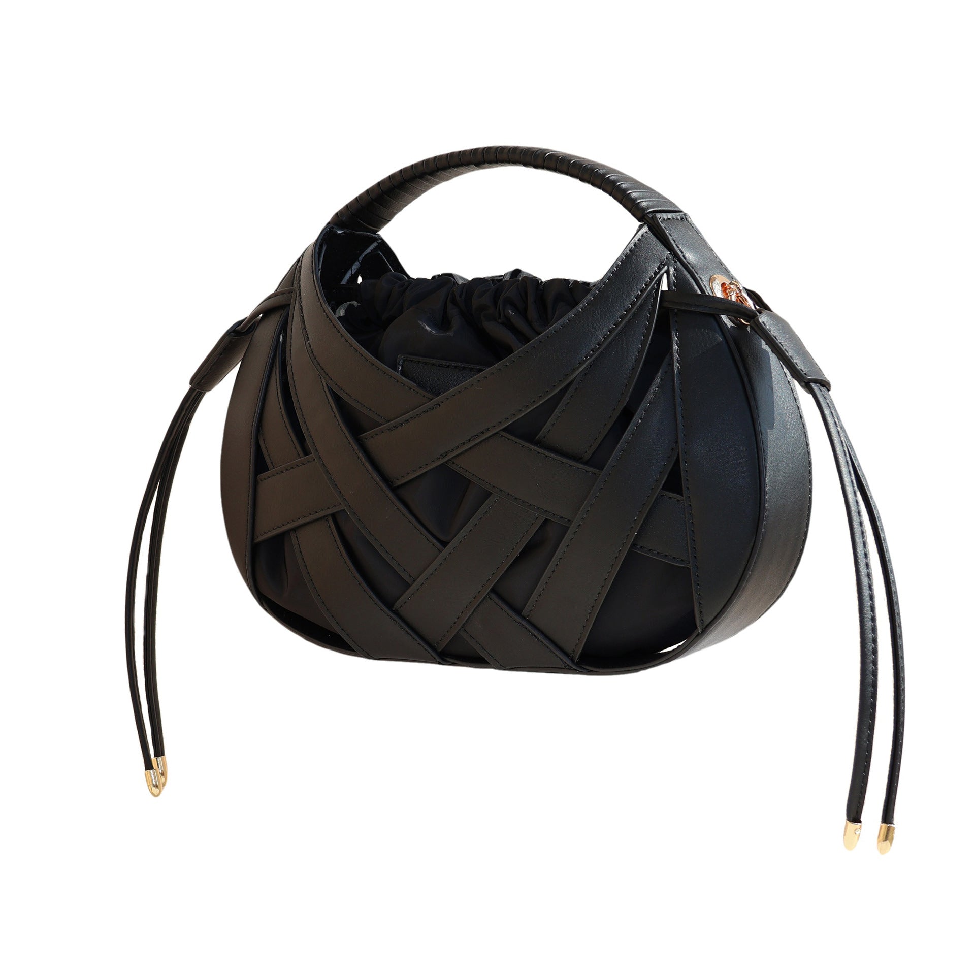 Elegant Designer Woven Handbag