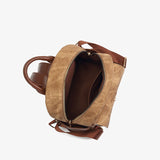 Faux Leather Backpack