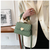 Chic Black Quilted Handbag