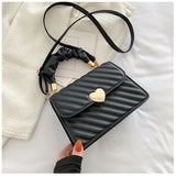 Chic Black Quilted Handbag