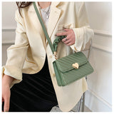 Chic Black Quilted Handbag