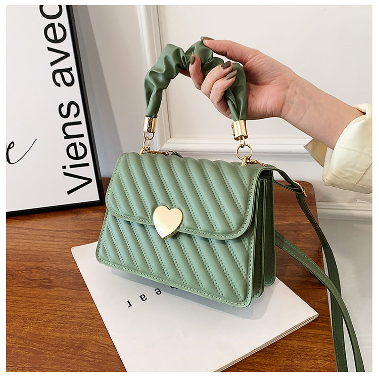 Chic Black Quilted Handbag