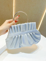 Clutch with Rhinestone Embellishments