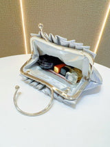 Clutch with Rhinestone Embellishments