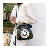 Rotary Dial Heart-Shaped Crossbody Bag