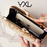 Pearl Embellished Clutch Bag
