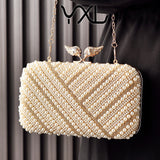 Pearl Embellished Clutch Bag