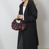 Handbag with Gold Handle