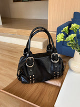 Elegant Faux Leather Handbag