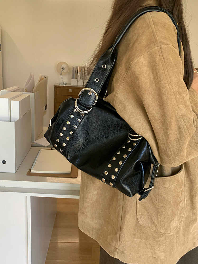 Elegant Faux Leather Handbag
