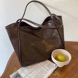 Elegant Faux Leather Tote Bag