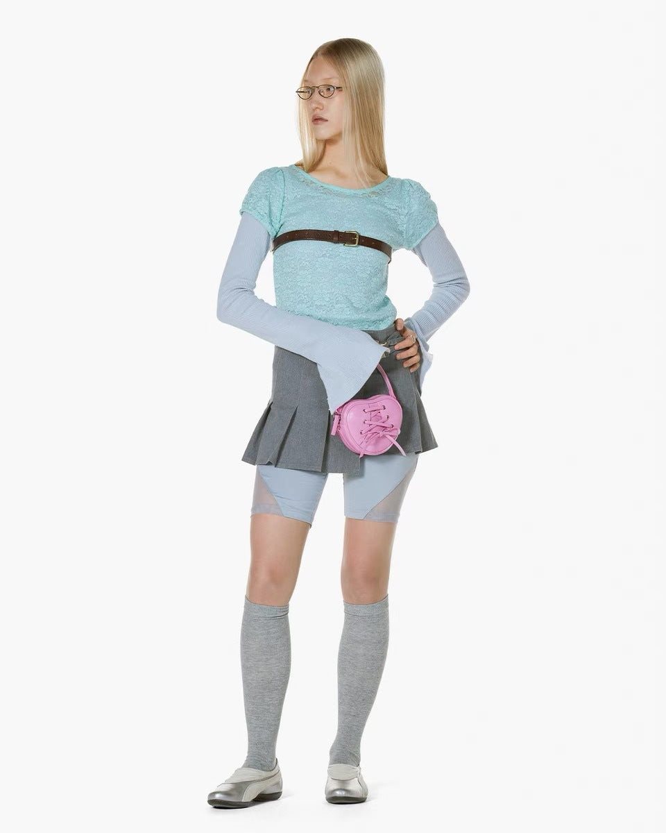 Heart-Shaped Crossbody Bag