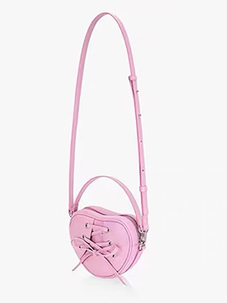 Heart-Shaped Crossbody Bag
