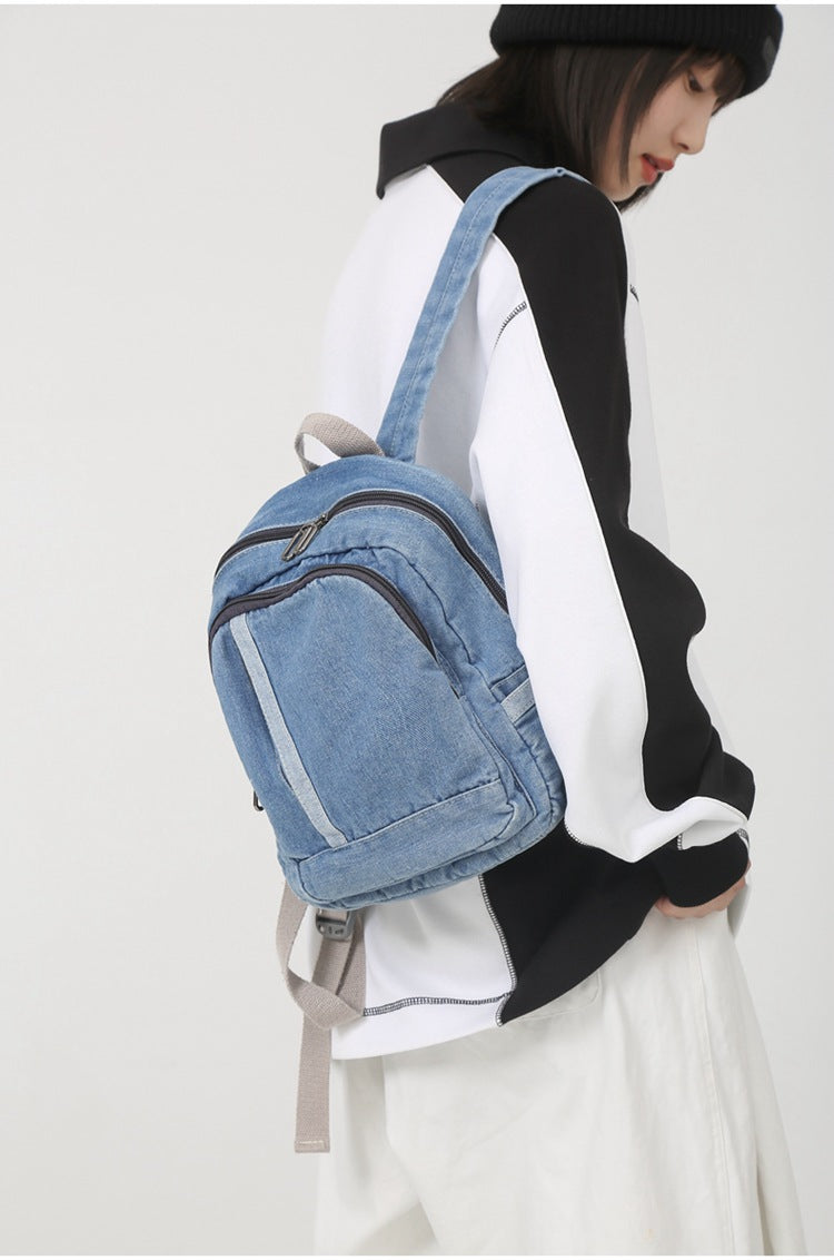 Casual Denim Backpack