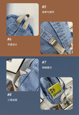 Casual Denim Backpack