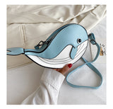 Whale-Shaped Crossbody Bag