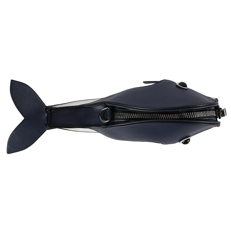 Whale-Shaped Crossbody Bag