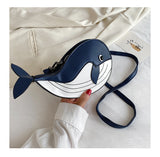 Whale-Shaped Crossbody Bag