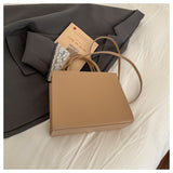 Two-Tone Structured Handbag