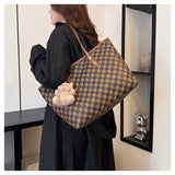 Monogram Tote Bag with Plush Teddy
