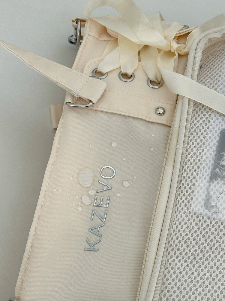 Beige Tote Bag with Accents