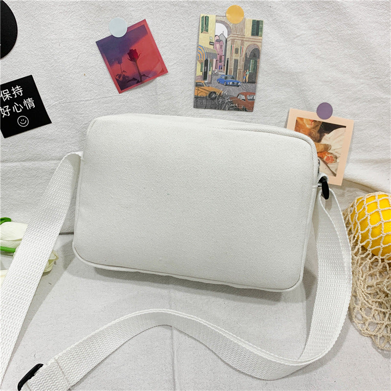 Cute Bear-Themed White Bag