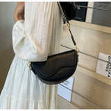 Chic Faux Leather Crossbody Bag