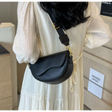 Chic Faux Leather Crossbody Bag