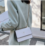 Crossbody Bag with Gold Chain Strap