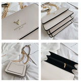 Crossbody Bag with Gold Chain Strap