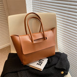 Elegant Faux Leather Tote Bag