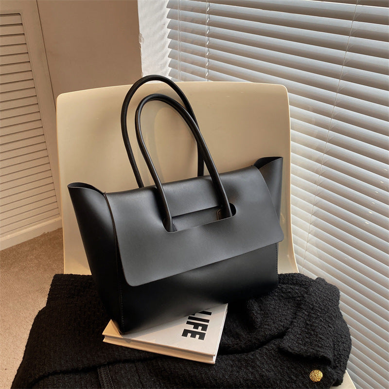 Elegant Faux Leather Tote Bag