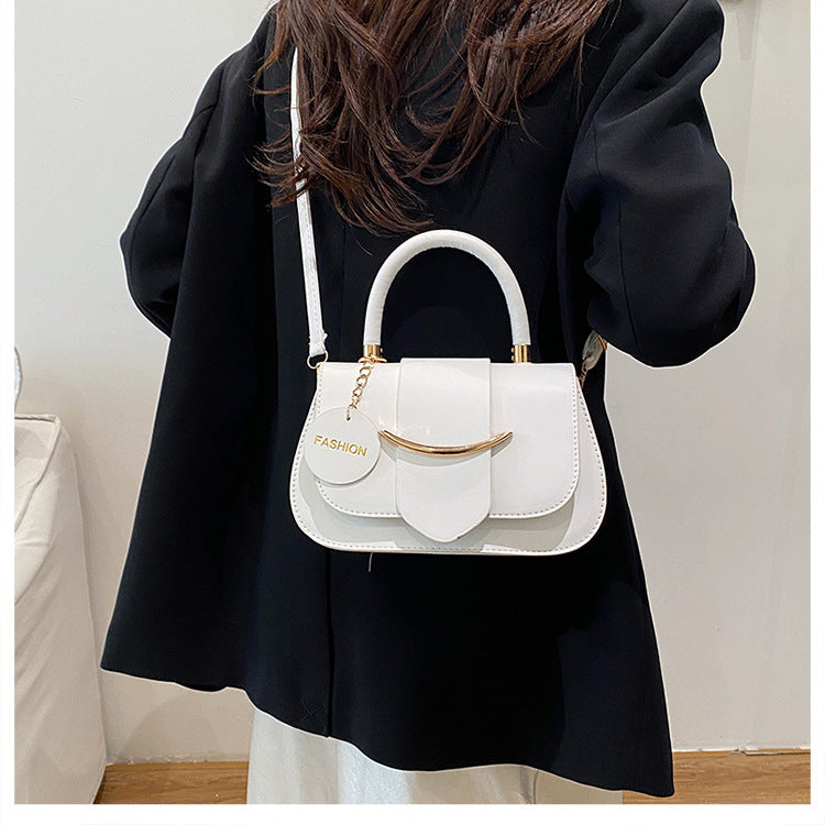 Chic Black Top-Handle Crossbody Bag