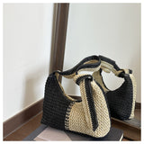Woven Shoulder Straw Bag for Women