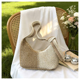Woven Shoulder Straw Bag for Women