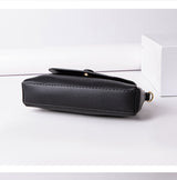 Multi-Zip Vegan Leather Wristlet Clutch