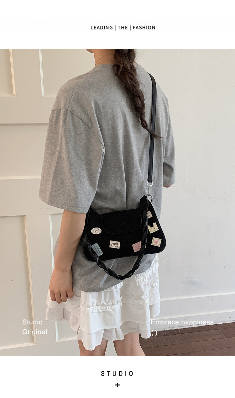 Vintage Patchwork Shoulder Bag
