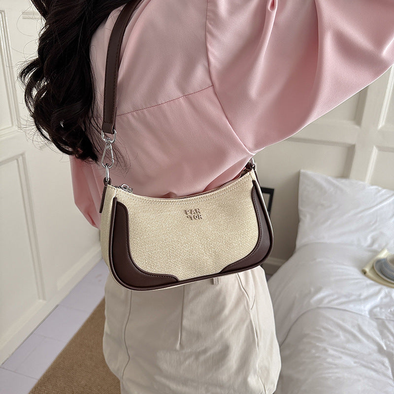 Quilted Silver Heart Chain Bag