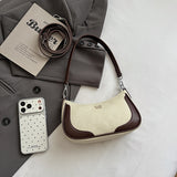 Quilted Silver Heart Chain Bag