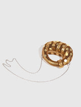 Sequin Knot Handle Evening Clutch Bag