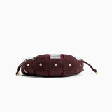 Women's Rhinestone Fan-Shaped Top Handle Crossbody Bag