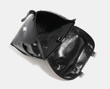 Black   Flap Backpack for Women Travel Bag