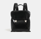 Black   Flap Backpack for Women Travel Bag